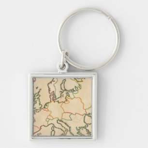 Europe by Religion 3 Keychain