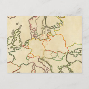 Europe by Religion Postcard