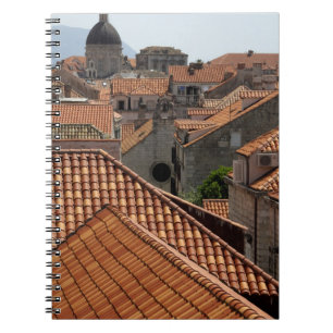 Europe, Croatia. Medieval walled city of 2 Notebook