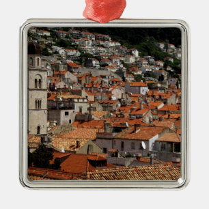 Europe, Croatia. Medieval walled city of Metal Ornament