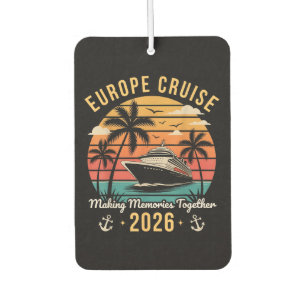Europe Cruise Squad 2026 Family Matching Vacation Air Freshener