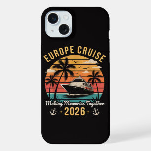 Europe Cruise Squad 2026 Family Matching Vacation iPhone 15 Plus Case