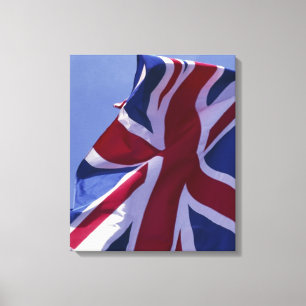Europe, England, British flag Canvas Print