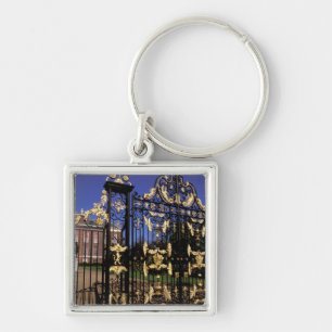 Europe, England, London. Gilded gate outside of 2 Keychain