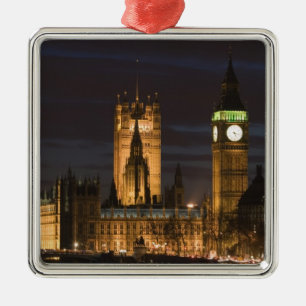 Europe, ENGLAND, London: Houses of Parliament / 2 Metal Ornament