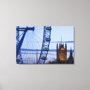 Europe, ENGLAND, London: Houses of Parliament Canvas Print