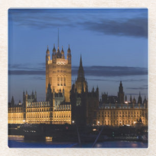 Europe, ENGLAND, London: Houses of Parliament Glass Coaster