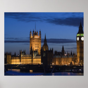 Europe, ENGLAND, London: Houses of Parliament / Poster
