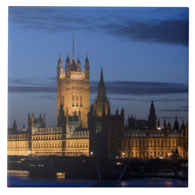 Europe, ENGLAND, London: Houses of Parliament / Tile (Front)