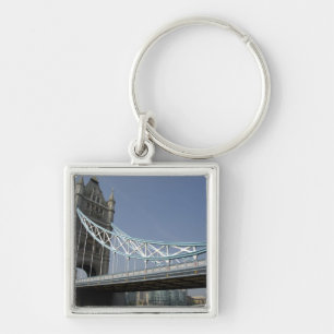 Europe, England, London. Tower Bridge over the 2 Keychain