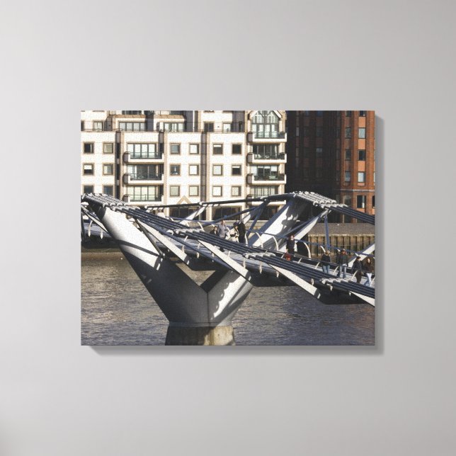 Europe,ENGLAND, London: View of the Millenium Canvas Print (Front)