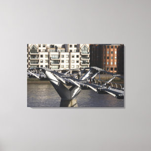 Europe,ENGLAND, London: View of the Millenium Canvas Print