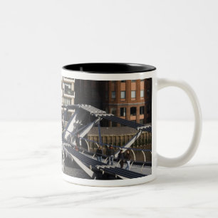 Europe,ENGLAND, London: View of the Millenium Two-Tone Coffee Mug