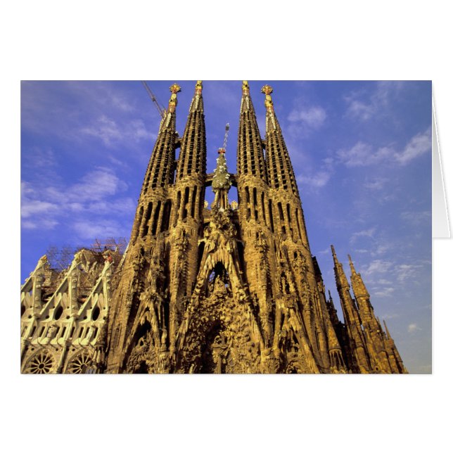 Europe, Espagne, Barcelone, Sagrada Familia (Devant horizontal)