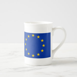 Europe flag bone china mug