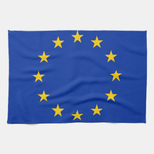 Europe flag kitchen towel