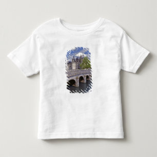 Europe, France, Chambord. A stone bridge leads Toddler T-shirt