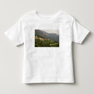 Europe, France, Corsica, Ota. Town of Ota and Toddler T-shirt