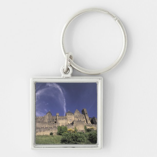 Europe, France, Languedoc; Aude; Carcassonne, Keychain (Front)