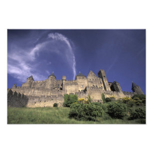 Europe, France, Languedoc; Aude; Carcassonne, Photo Print