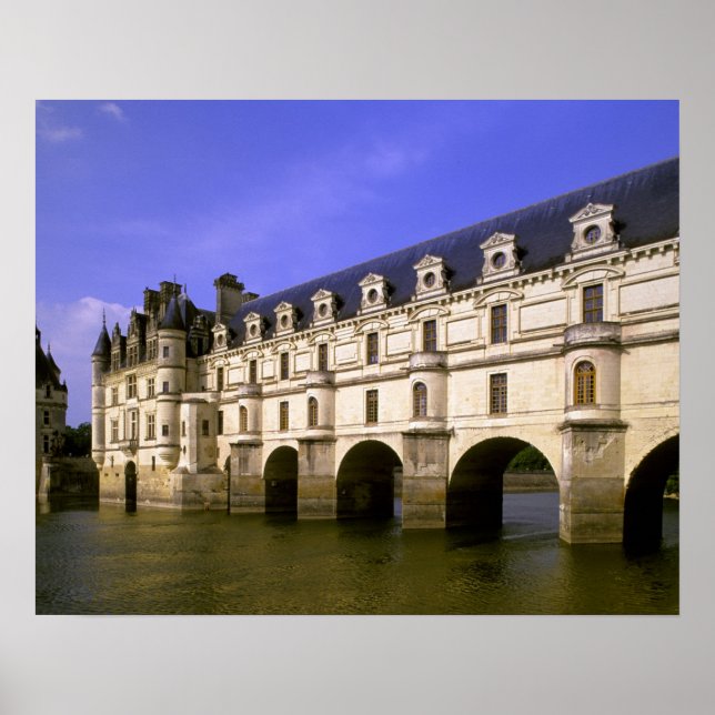Europe, France, Loire Valley. Chateau Poster (Front)