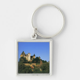 Europe, France, Montforte. The medieval castle Keychain