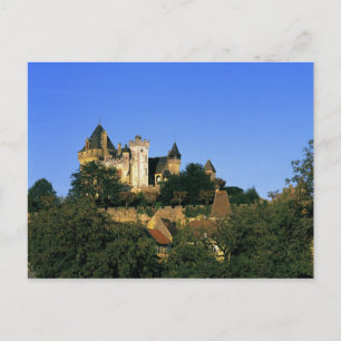 Europe, France, Montforte. The medieval castle Postcard