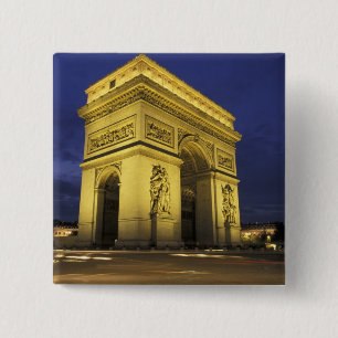 Europe, France, Paris. Arc de Triomphe 2 Inch Square Button