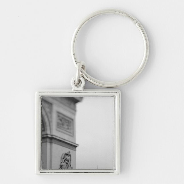 Europe, France, Paris. Arc de Triomphe and 2 Keychain (Front)