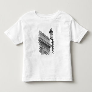 Europe, France, Paris. Arc de Triomphe and Toddler T-shirt
