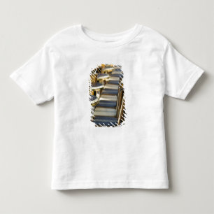 Europe, France, Paris, Beaubourg: Cafe Tables / Toddler T-shirt