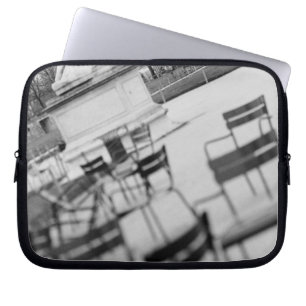Europe, France, Paris. Chairs, Jardin du Laptop Sleeve