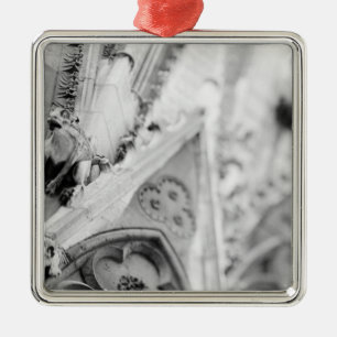 Europe, France, Paris. Detail: sculpture on Metal Ornament