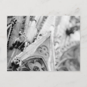 Europe, France, Paris. Detail: sculpture on Postcard