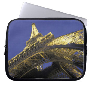 Europe, France, Paris, Eiffel Tower, evening 2 Laptop Sleeve