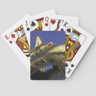 Europe, France, Paris, Eiffel Tower, evening 2 Playing Cards