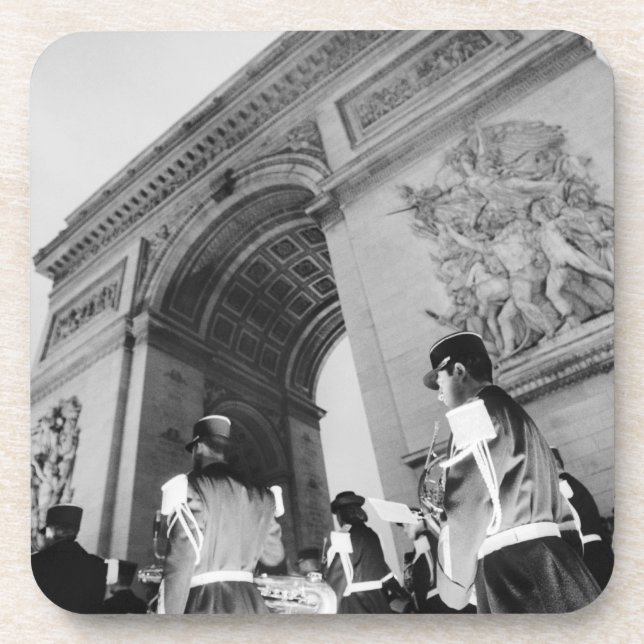Europe, France, Paris. Military ceremony at the Coaster (Front)