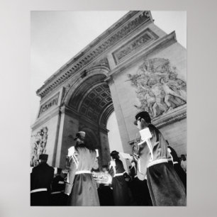 Europe, France, Paris. Military ceremony at the Poster
