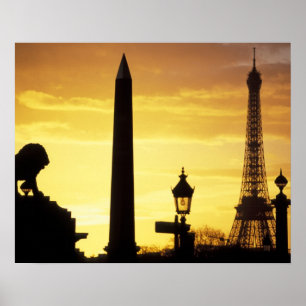Europe, France, Paris, Place de Concorde. Poster