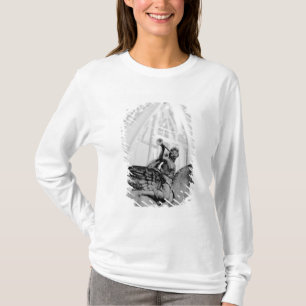 Europe, France, Paris. Statue and Ferris Wheel, 2 T-Shirt