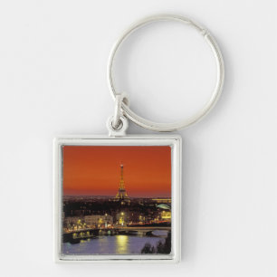 Europe, France, Paris. Sunset view of Eiffel Keychain
