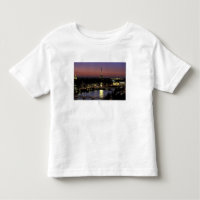 Europe, France, Paris, Sunset view of Eiffel