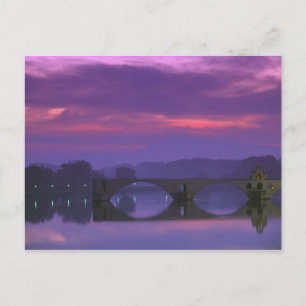 Europe, France, Provence, Avignon. Pont St, Postcard