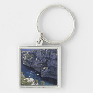 Europe, France, Provence, Calanques. Limestone Keychain