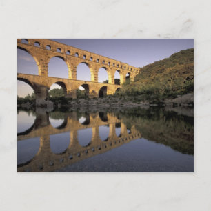 Europe, France, Provence, Gard; Pont du Gard, Postcard