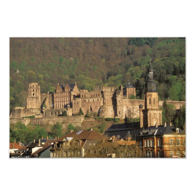 Europe, Germany, Heidelberg. Castle Photo Print (Front)