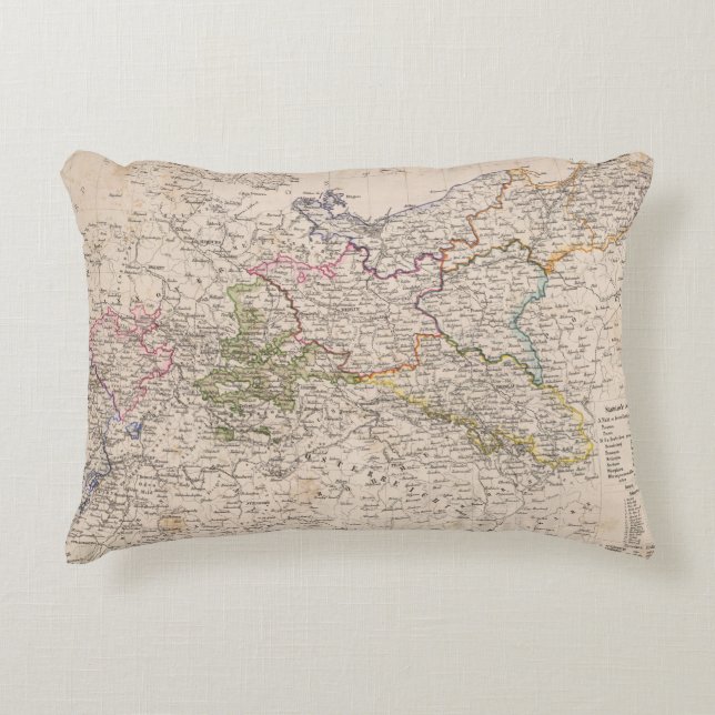 Europe, Germany, Poland Accent Pillow (Front)