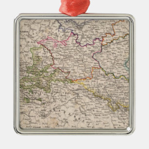 Europe, Germany, Poland Metal Ornament