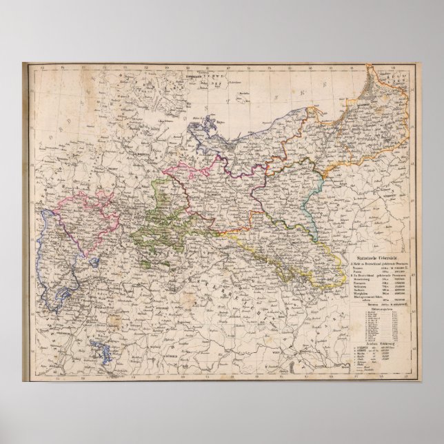Europe, Germany, Poland Poster (Front)