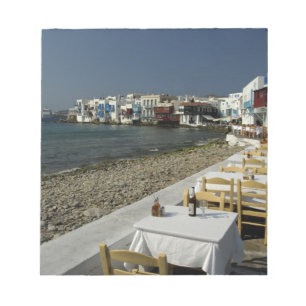 Europe, Greece, Mykonos. Views of the seaside Notepad